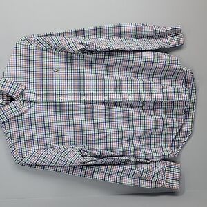 POLO Ralph Lauren Green orange plaid button down shirt men's small